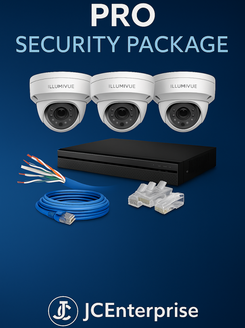 Pro Security Package (8-Camera System)